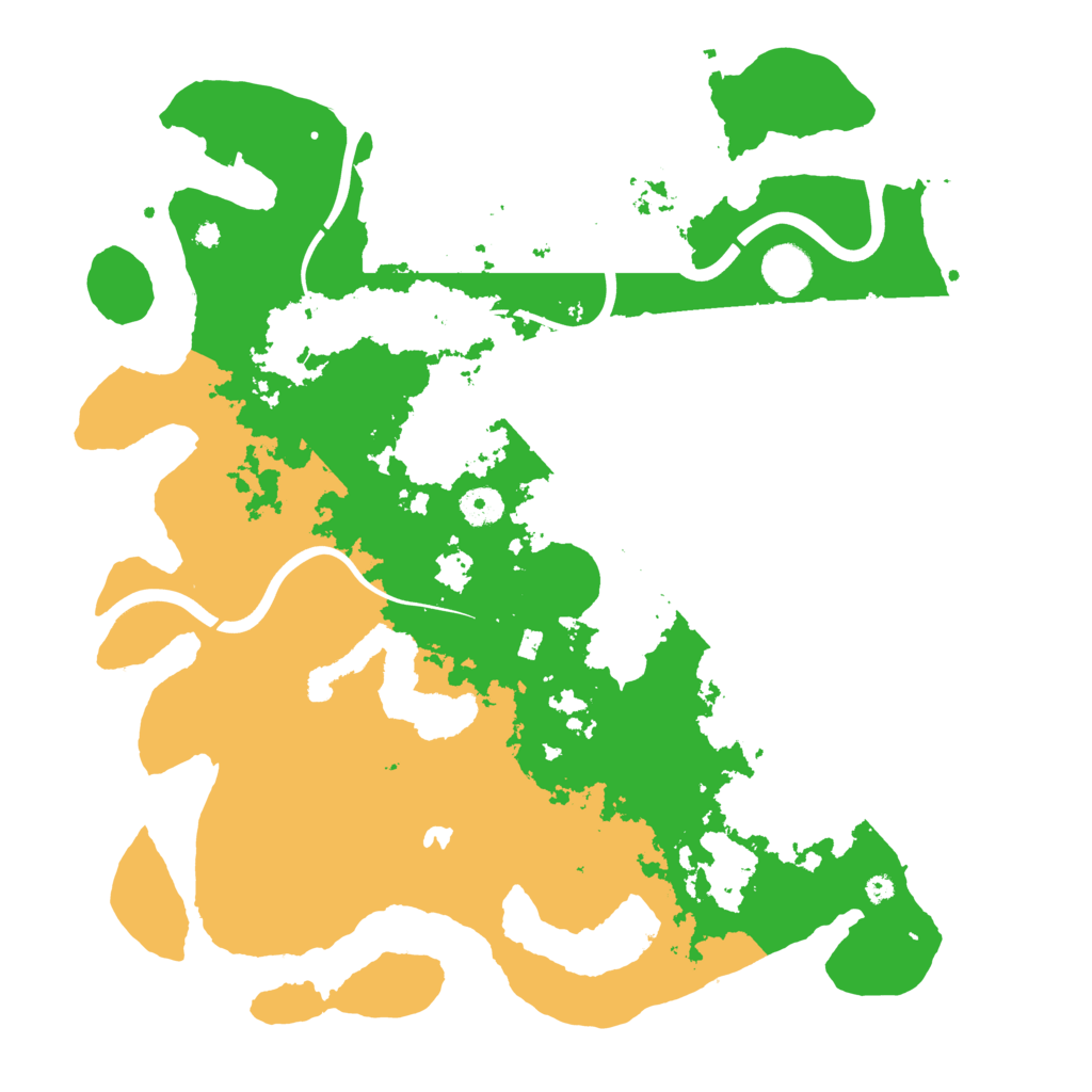 Biome Rust Map: Procedural Map, Size: 4000, Seed: 74849733
