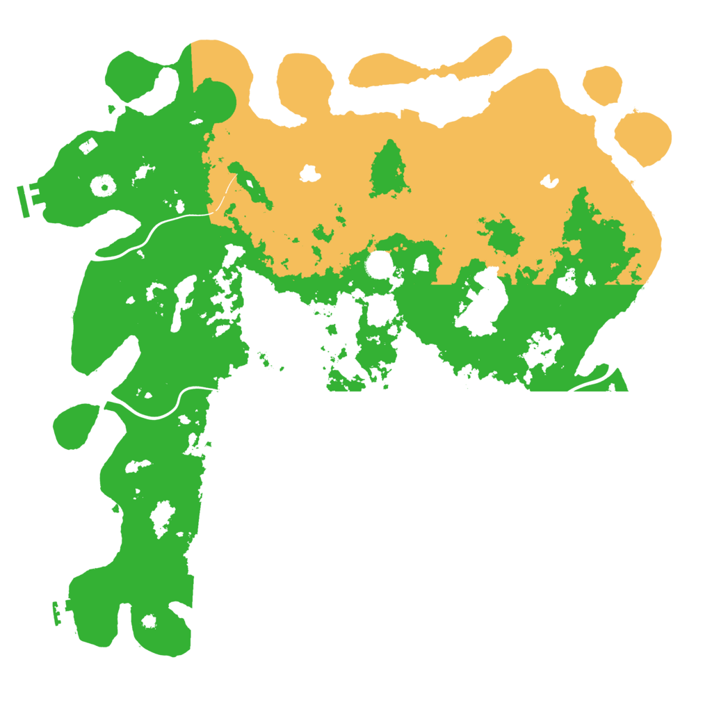 Biome Rust Map: Procedural Map, Size: 4500, Seed: 1290376