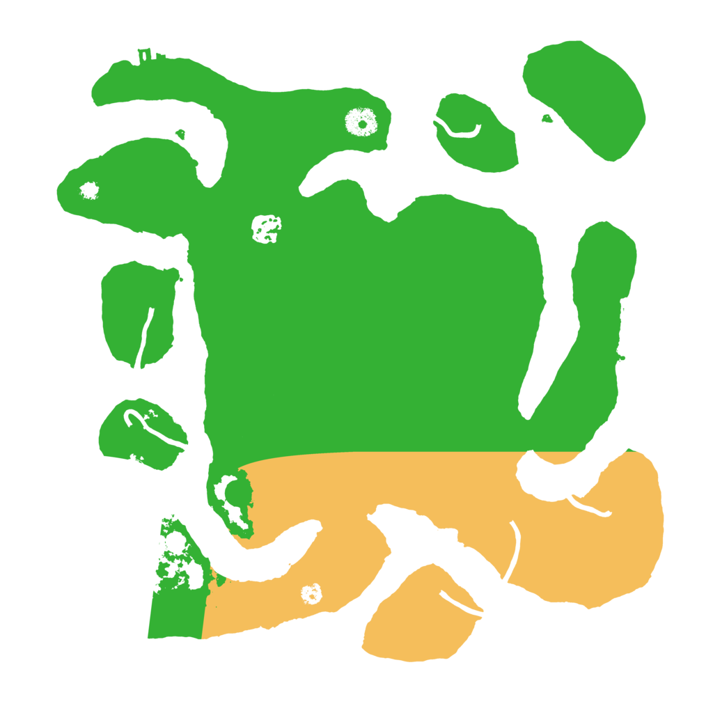 Biome Rust Map: Procedural Map, Size: 3500, Seed: 988263124