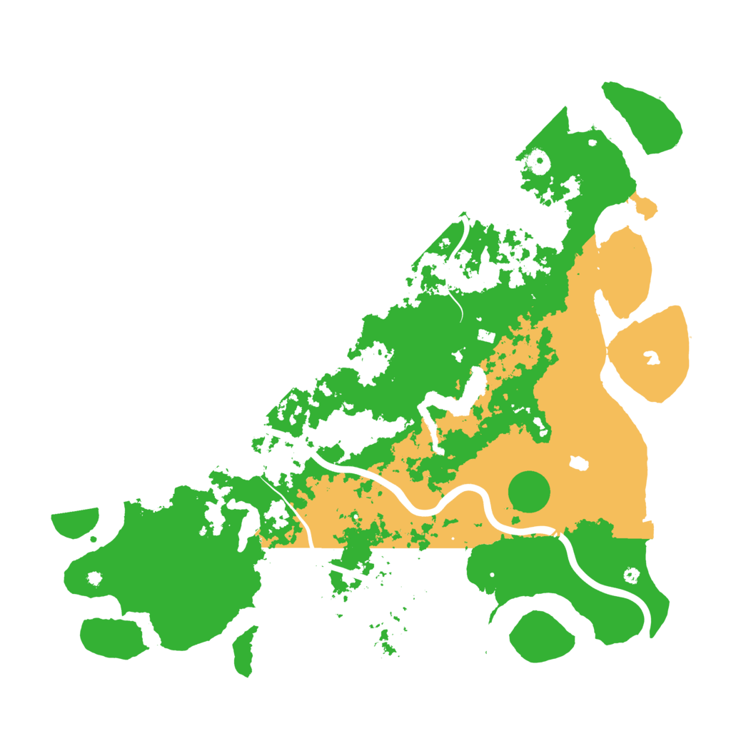 Biome Rust Map: Procedural Map, Size: 4600, Seed: 31231255