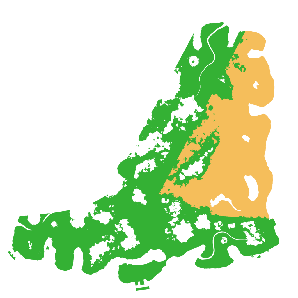 Biome Rust Map: Procedural Map, Size: 4500, Seed: 1226325580