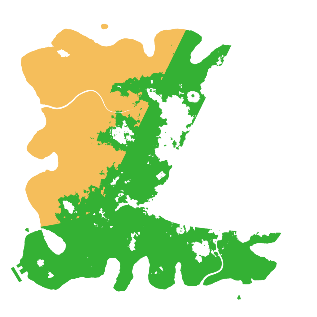 Biome Rust Map: Procedural Map, Size: 3950, Seed: 1598931091