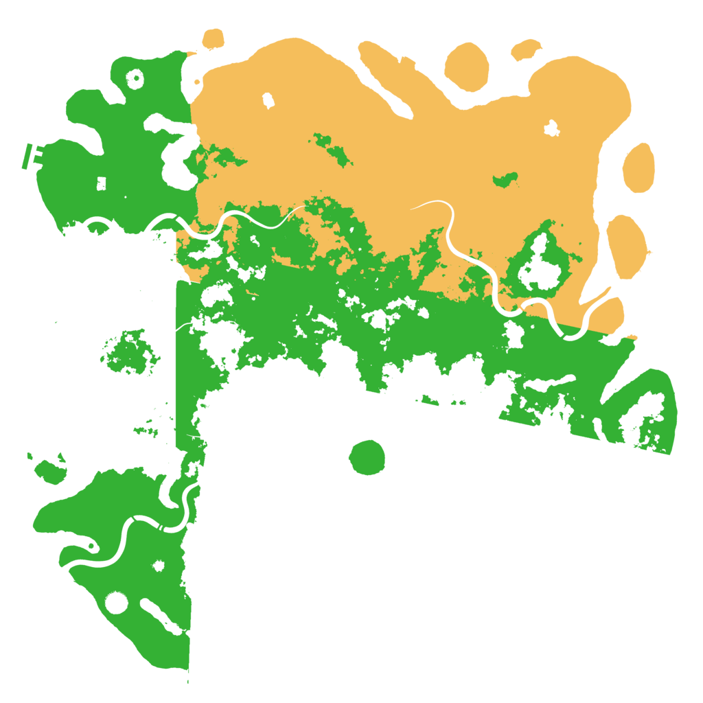 Biome Rust Map: Procedural Map, Size: 5500, Seed: 231530