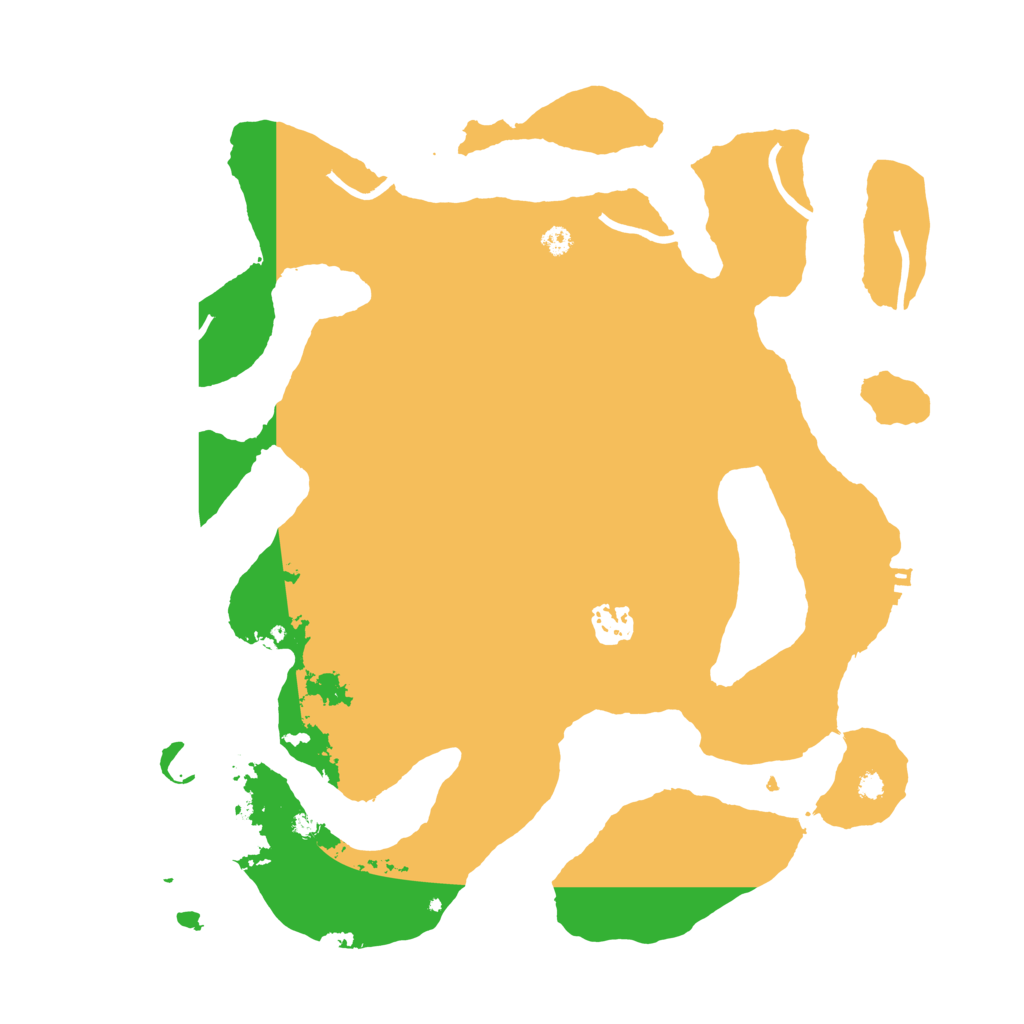 Biome Rust Map: Procedural Map, Size: 3600, Seed: 837662722