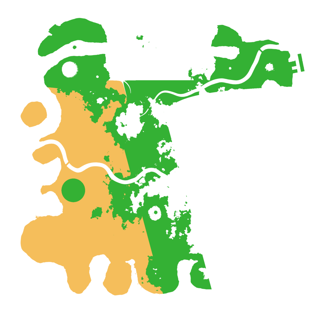 Biome Rust Map: Procedural Map, Size: 3600, Seed: 654