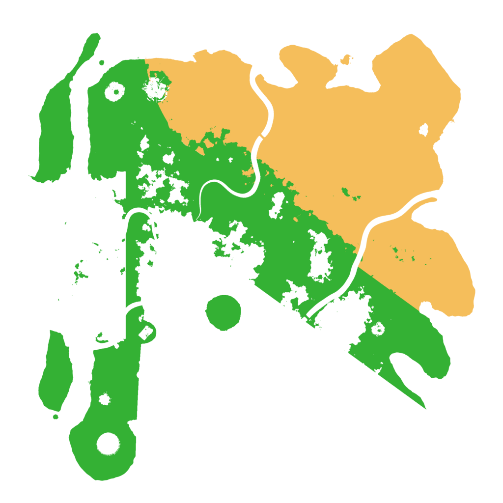 Biome Rust Map: Procedural Map, Size: 3950, Seed: 752837126