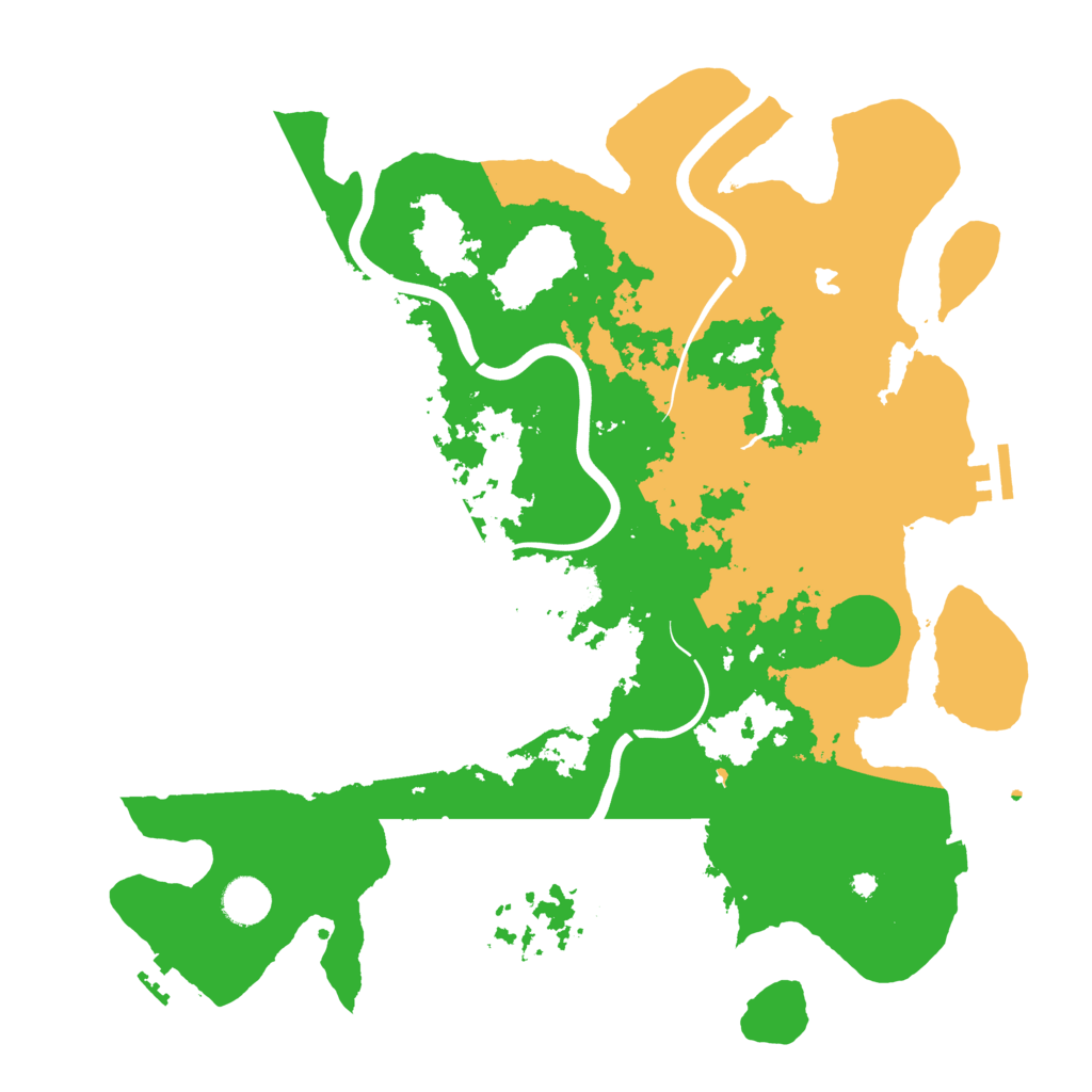 Biome Rust Map: Procedural Map, Size: 4000, Seed: 154234