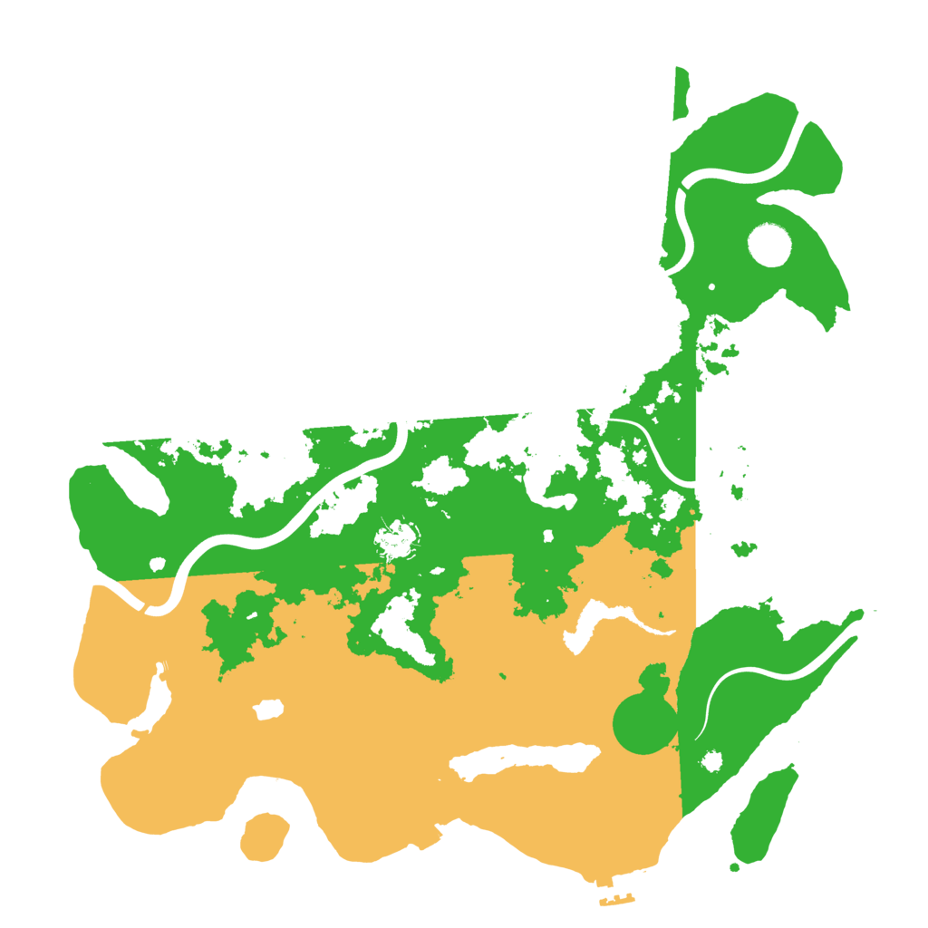 Biome Rust Map: Procedural Map, Size: 4000, Seed: 12114