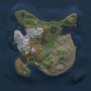 Thumbnail Rust Map: Procedural Map, Size: 2000, Seed: 100816564, 6 Monuments