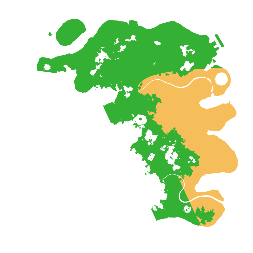 Biome Rust Map: Procedural Map, Size: 3500, Seed: 1653998179