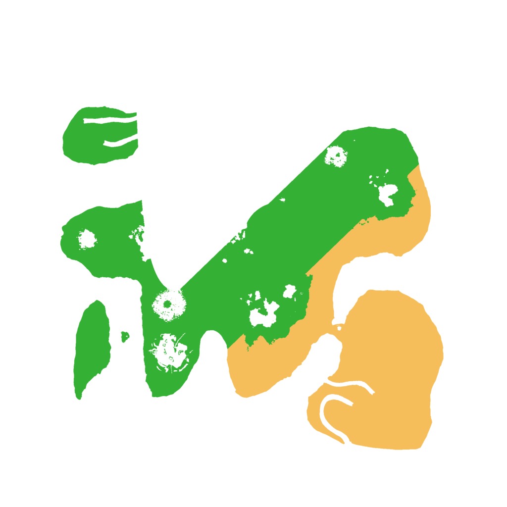 Biome Rust Map: Procedural Map, Size: 2500, Seed: 1578842572