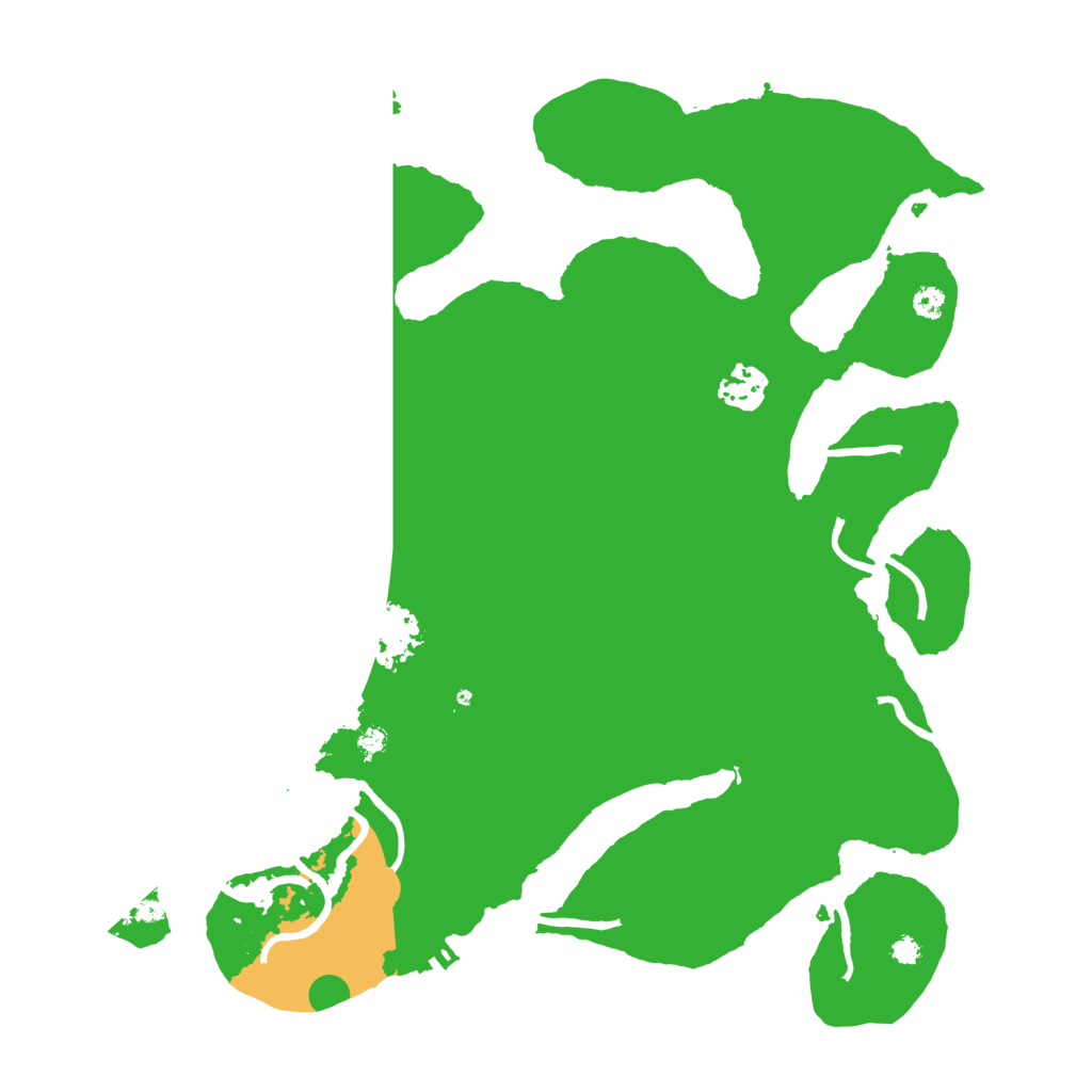 Biome Rust Map: Procedural Map, Size: 3500, Seed: 1589670475