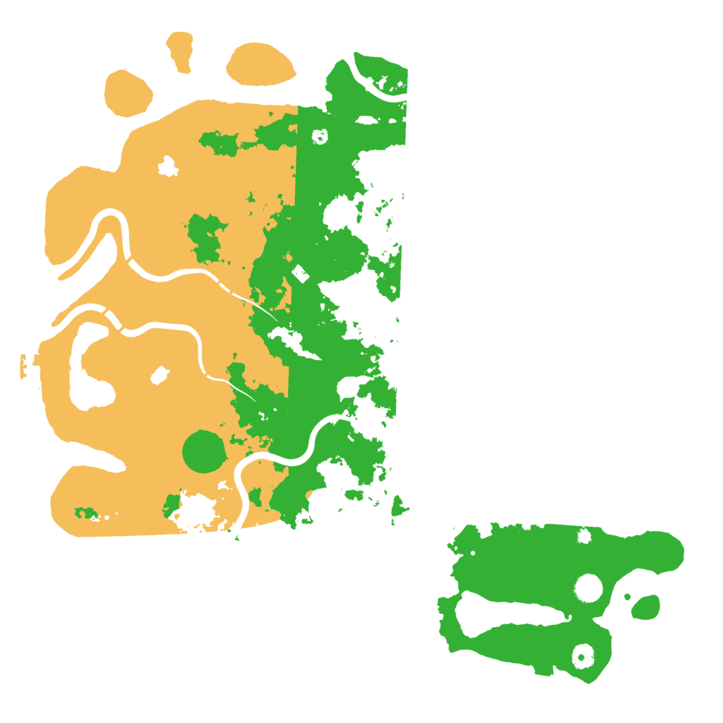 Biome Rust Map: Procedural Map, Size: 4500, Seed: 1462893