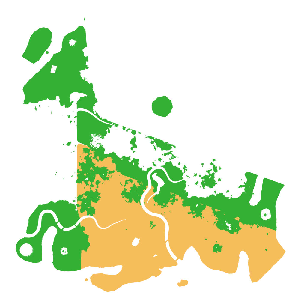 Biome Rust Map: Procedural Map, Size: 4250, Seed: 57263