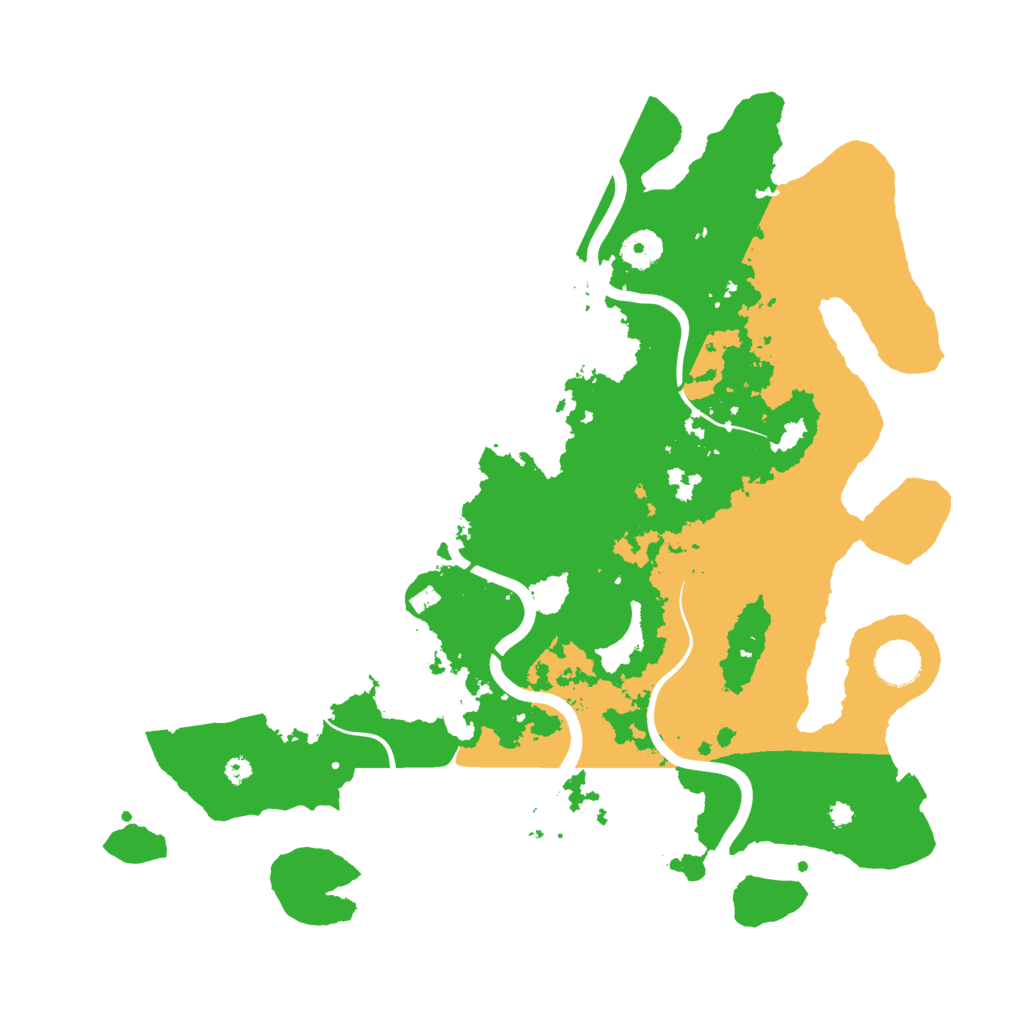 Biome Rust Map: Procedural Map, Size: 3900, Seed: 1151111221
