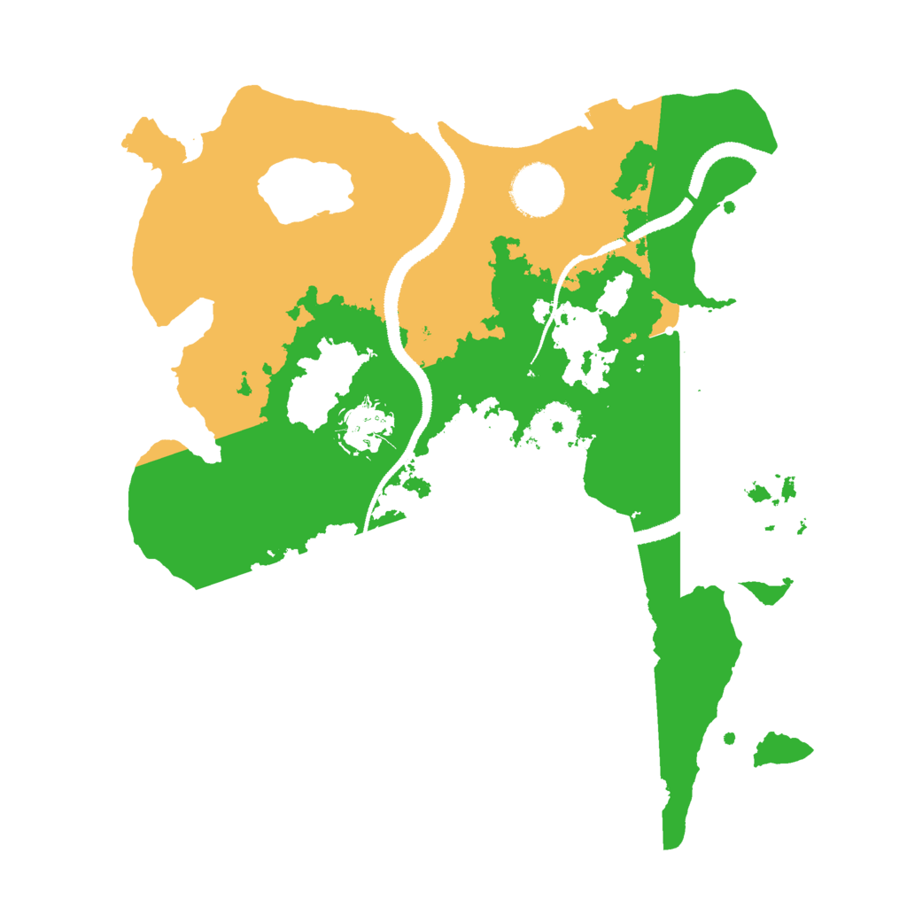 Biome Rust Map: Procedural Map, Size: 3000, Seed: 75315984