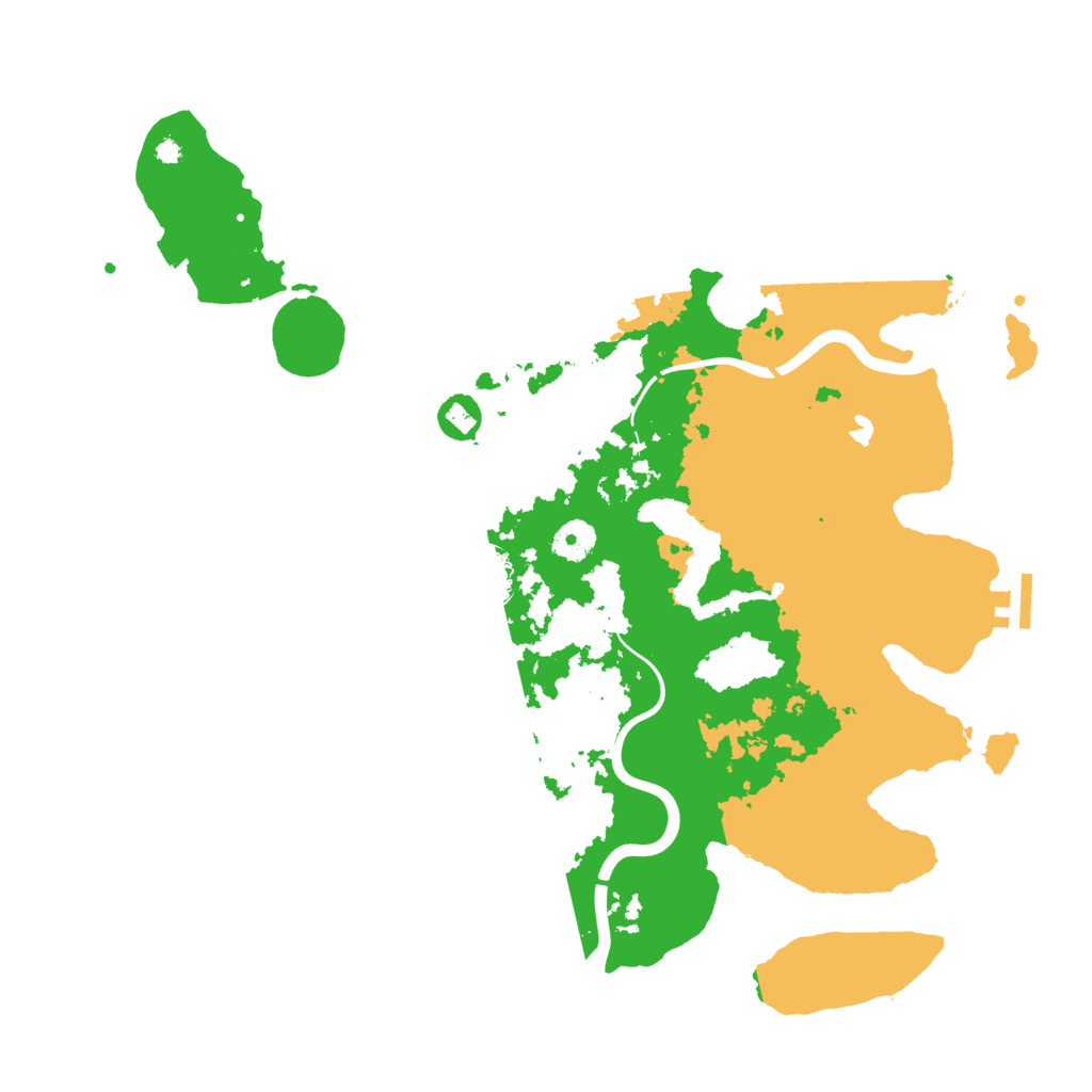 Biome Rust Map: Procedural Map, Size: 4000, Seed: 1231167890