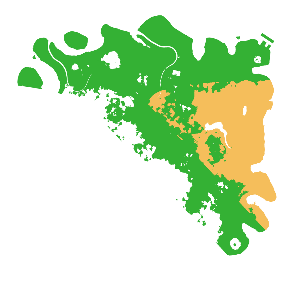Biome Rust Map: Procedural Map, Size: 4096, Seed: 367372