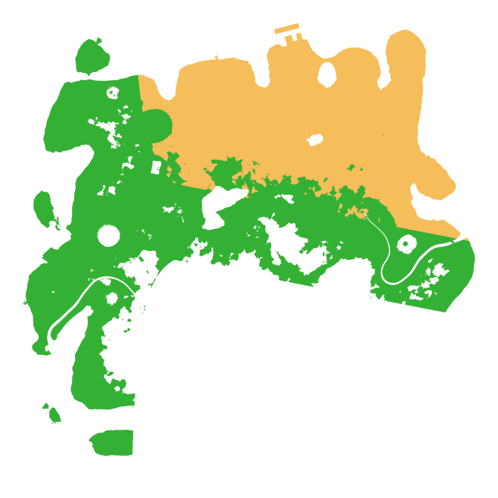 Biome Rust Map: Procedural Map, Size: 4000, Seed: 12948