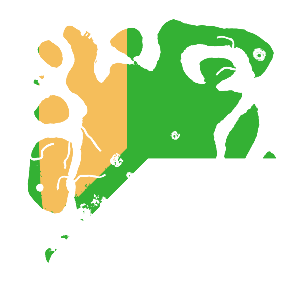 Biome Rust Map: Procedural Map, Size: 3500, Seed: 49620