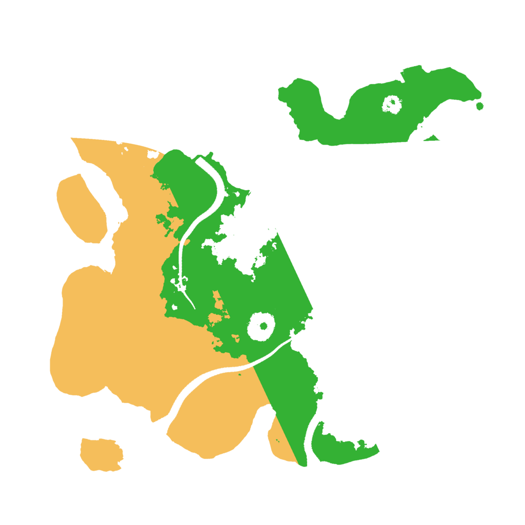 Biome Rust Map: Procedural Map, Size: 2800, Seed: 223363