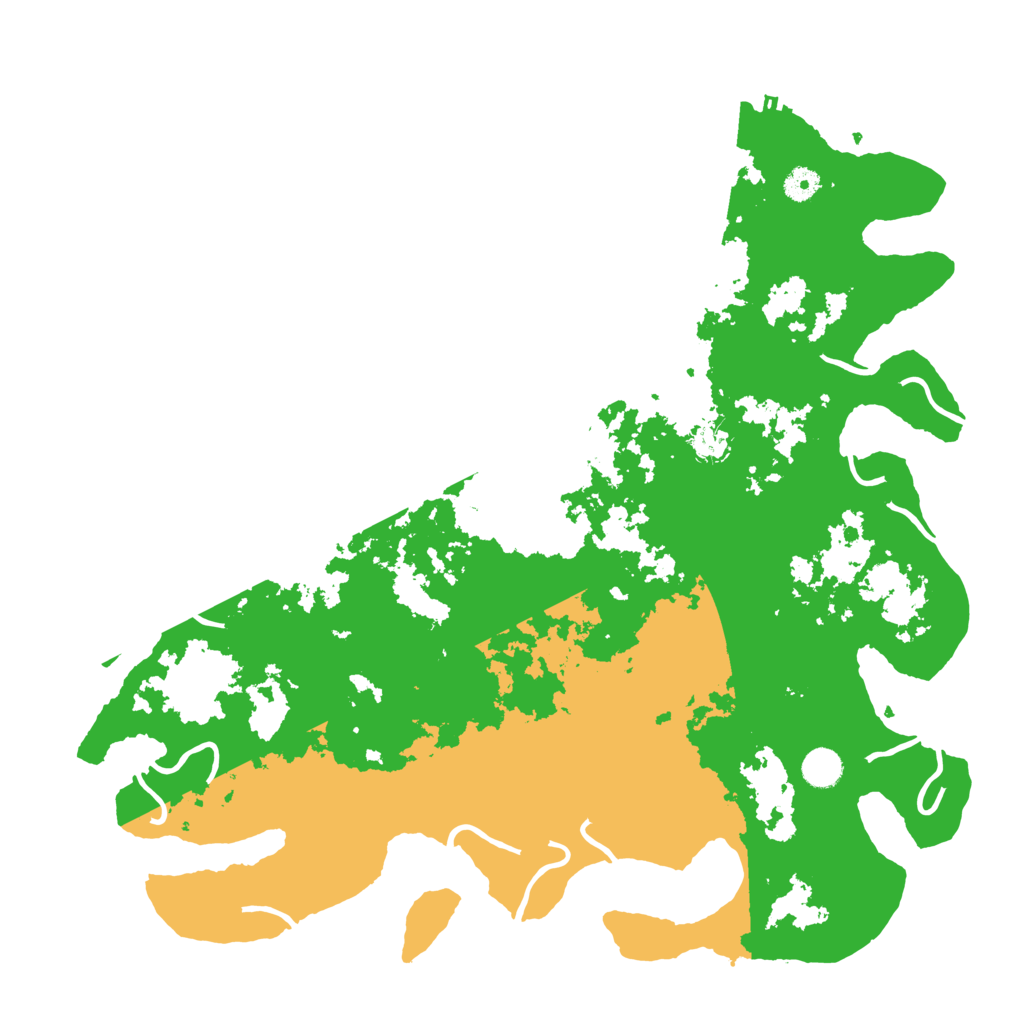 Biome Rust Map: Procedural Map, Size: 4500, Seed: 523