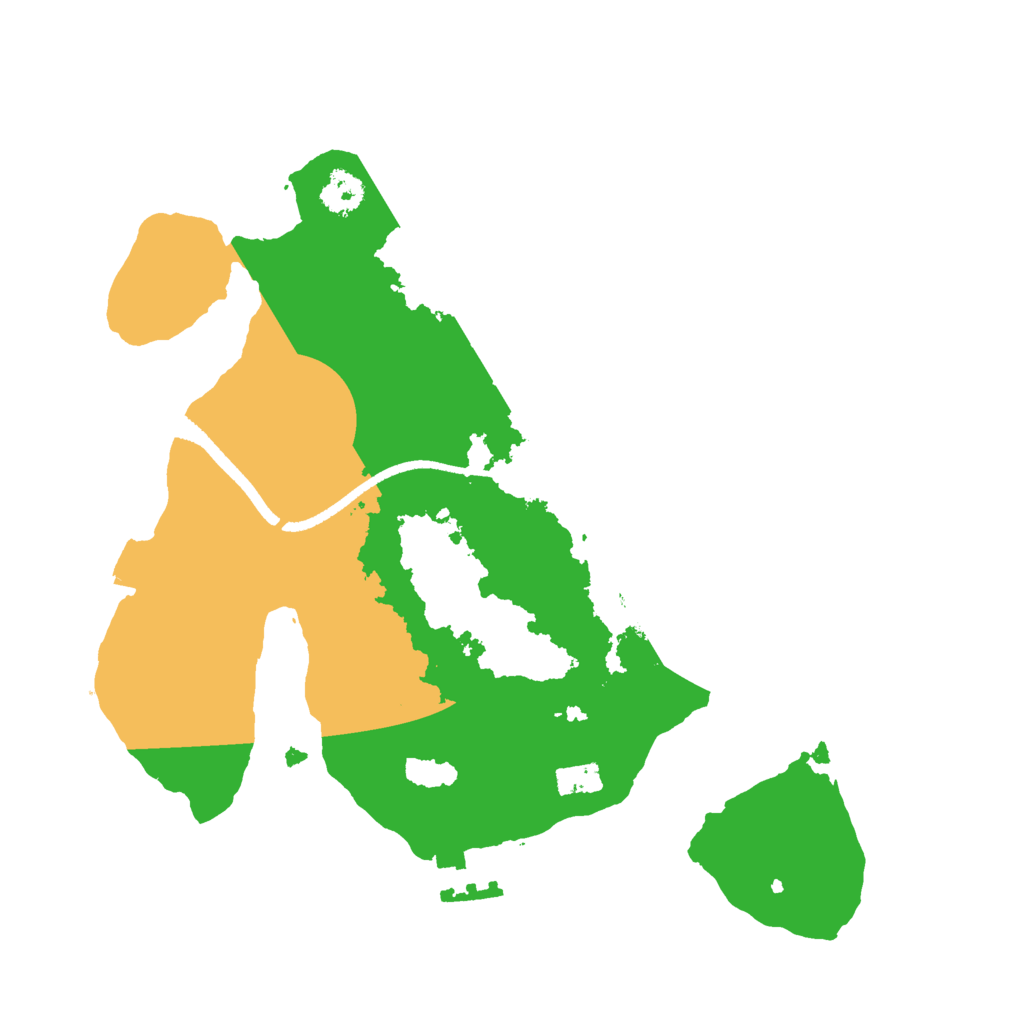Biome Rust Map: Procedural Map, Size: 2500, Seed: 1863401250