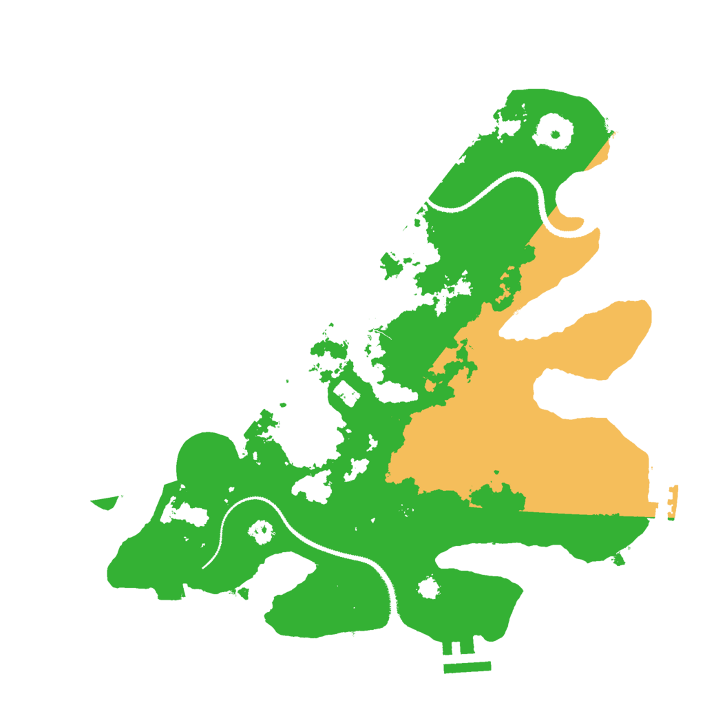 Biome Rust Map: Procedural Map, Size: 3000, Seed: 111596348