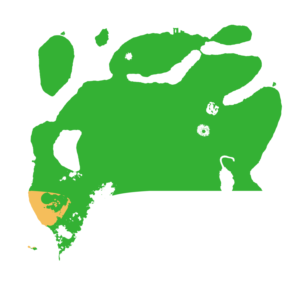 Biome Rust Map: Procedural Map, Size: 3600, Seed: 11598