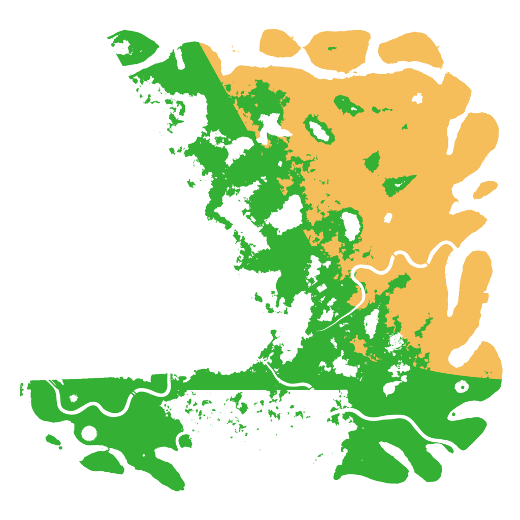 Biome Rust Map: Procedural Map, Size: 6000, Seed: 224142909