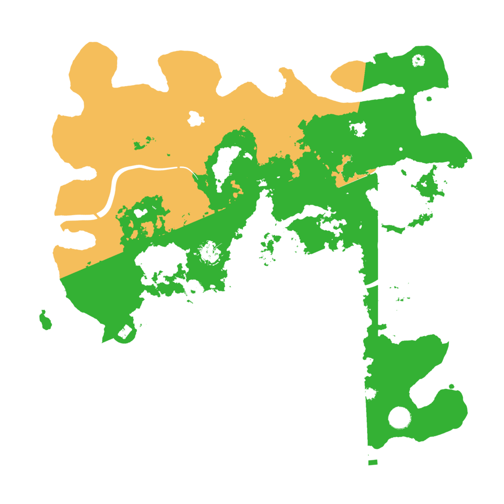 Biome Rust Map: Procedural Map, Size: 4000, Seed: 543449906