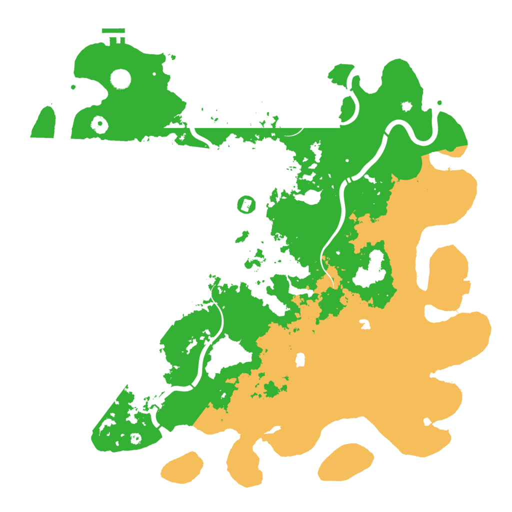 Biome Rust Map: Procedural Map, Size: 4500, Seed: 81495
