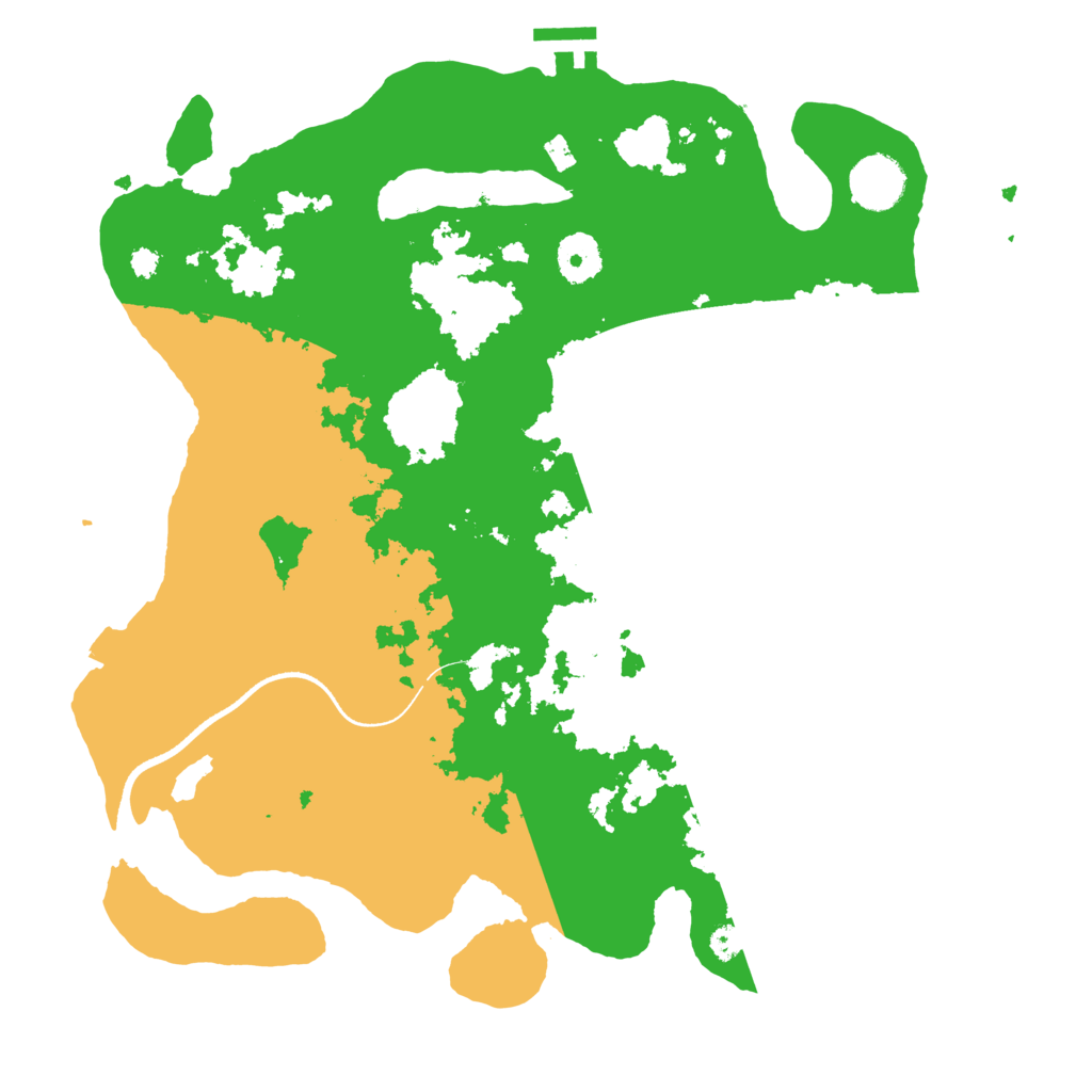 Biome Rust Map: Procedural Map, Size: 3500, Seed: 514362877