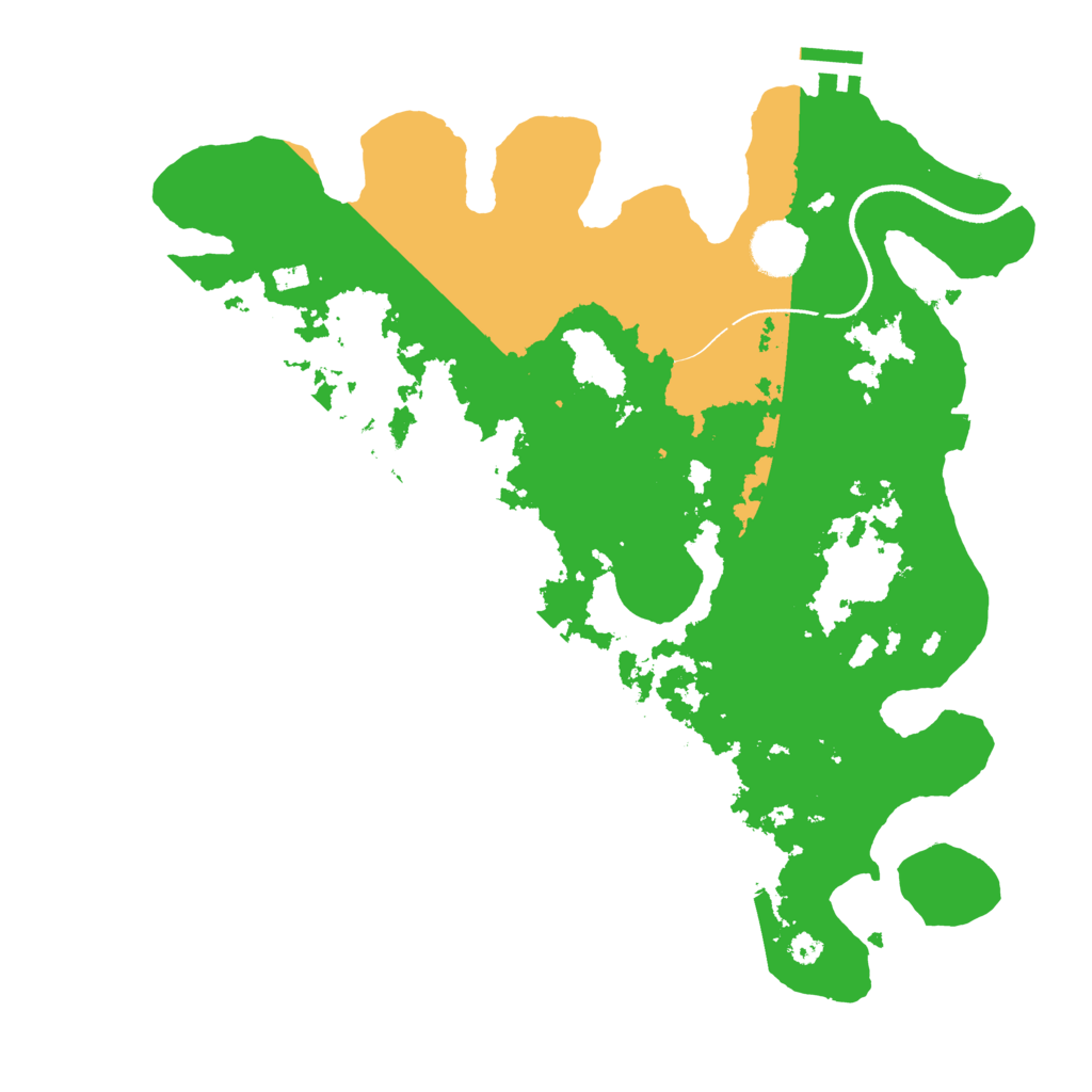Biome Rust Map: Procedural Map, Size: 3500, Seed: 2117792727