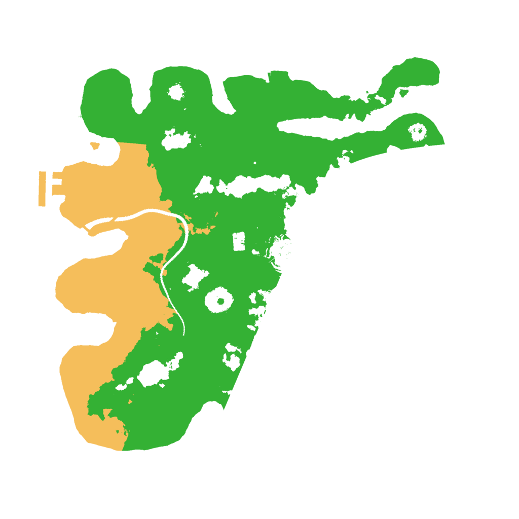 Biome Rust Map: Procedural Map, Size: 3000, Seed: 92165660