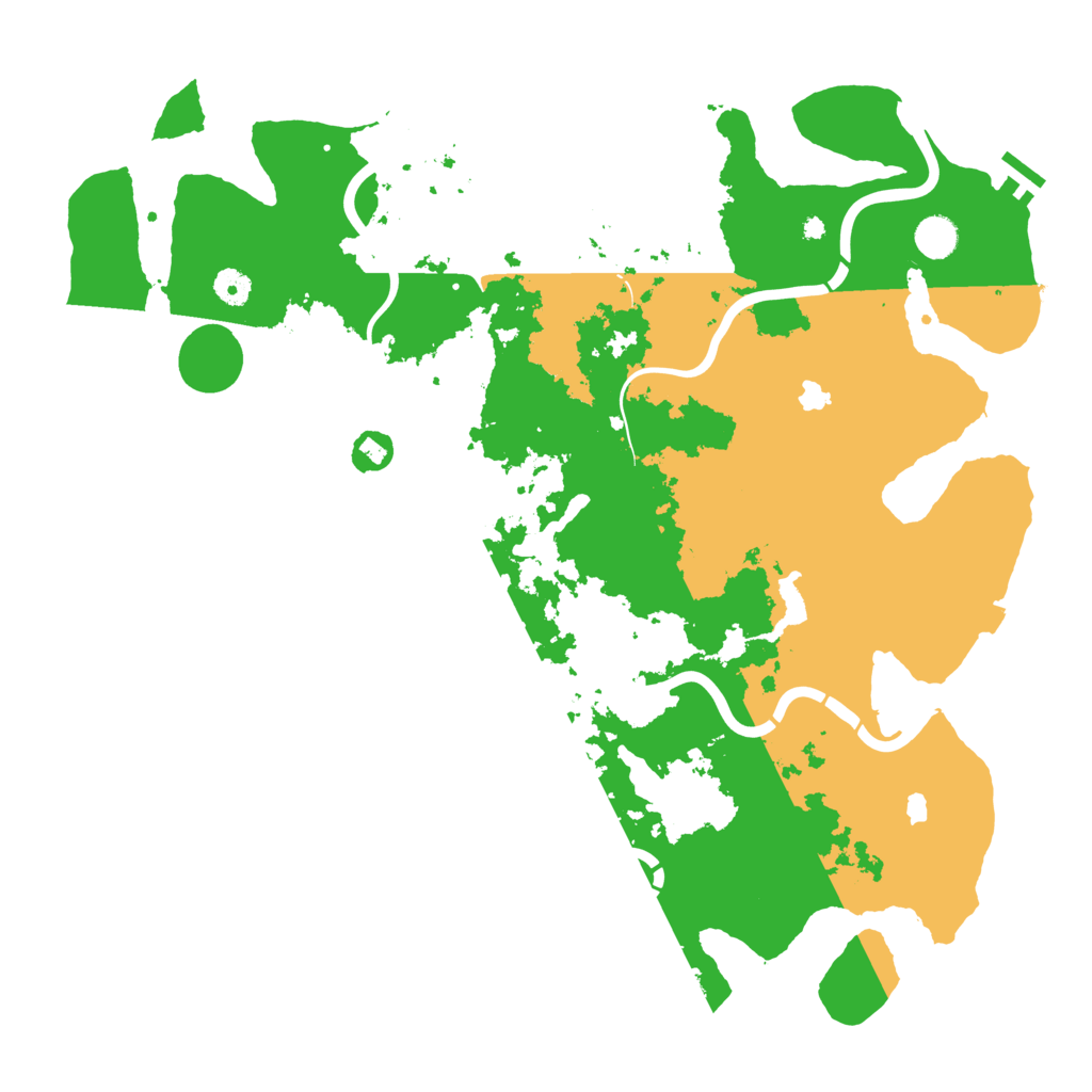 Biome Rust Map: Procedural Map, Size: 4500, Seed: 1638206271