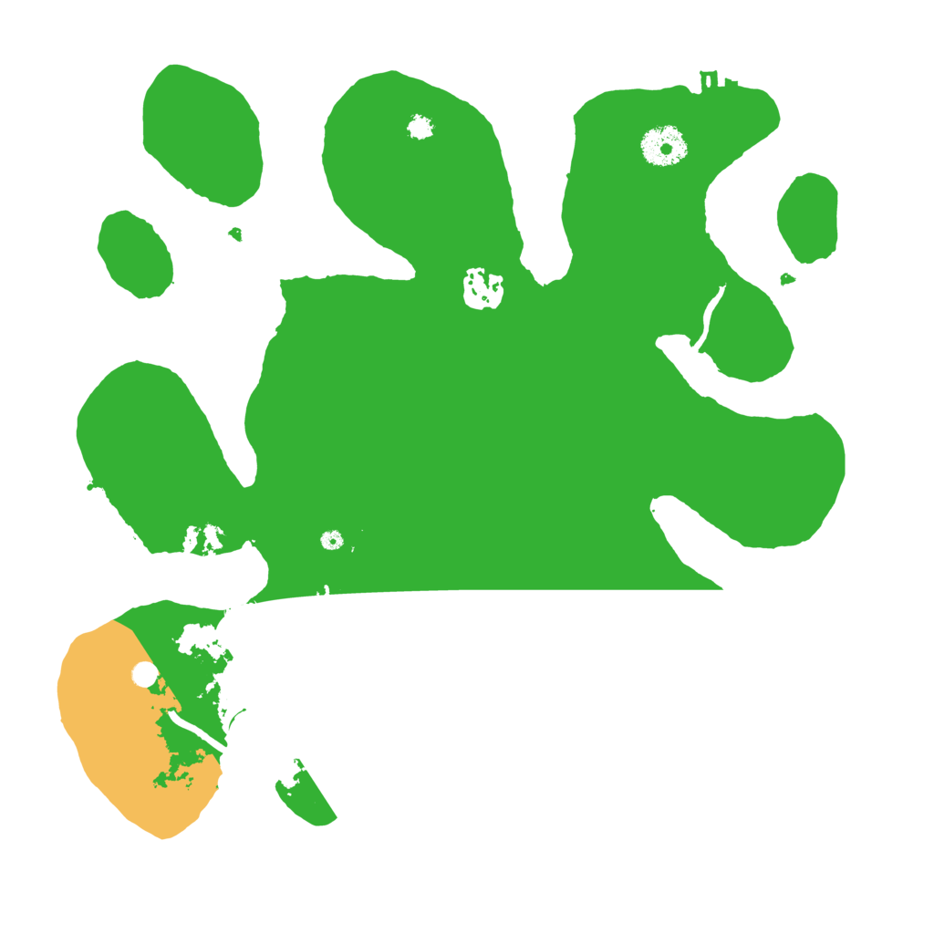 Biome Rust Map: Procedural Map, Size: 3300, Seed: 53