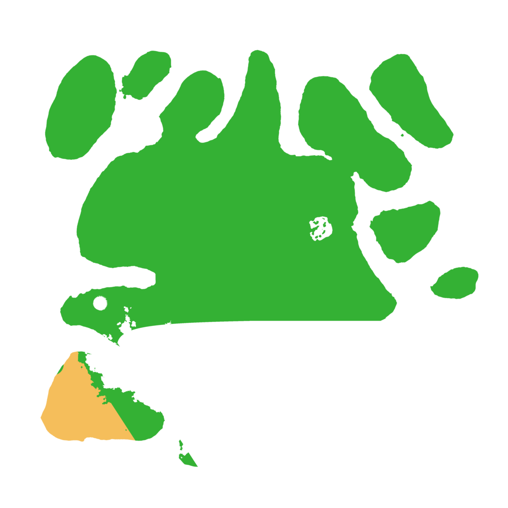 Biome Rust Map: Barren, Size: 3200, Seed: 141187