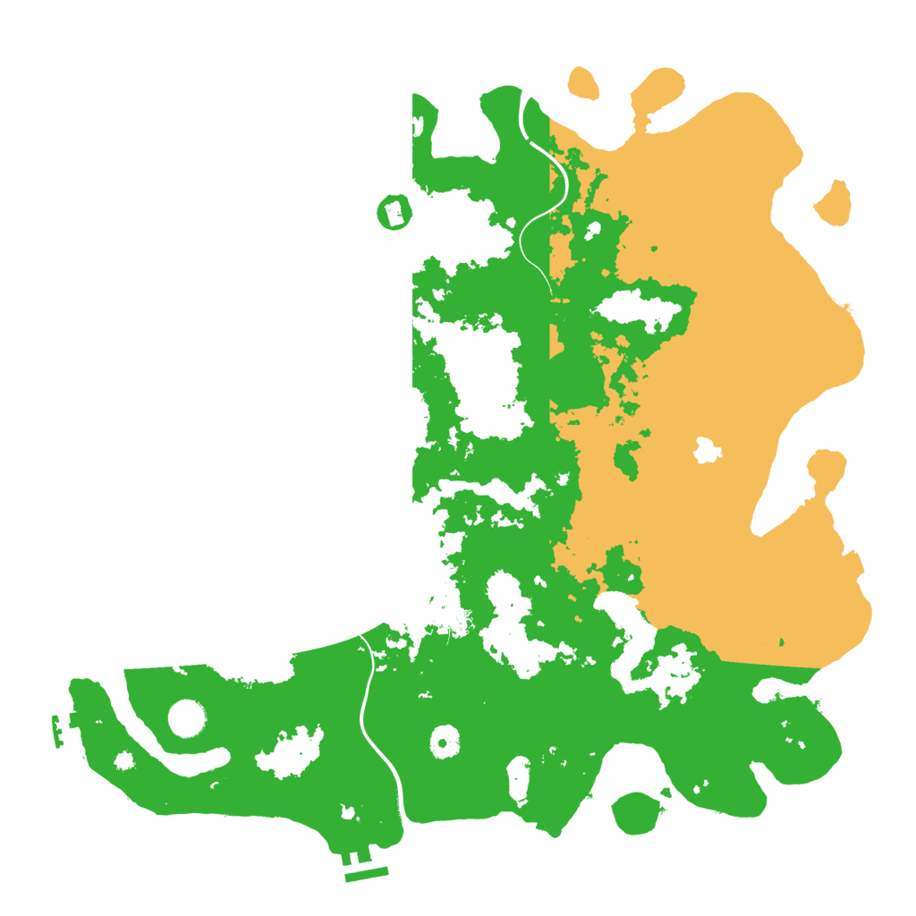 Biome Rust Map: Procedural Map, Size: 4250, Seed: 47289497