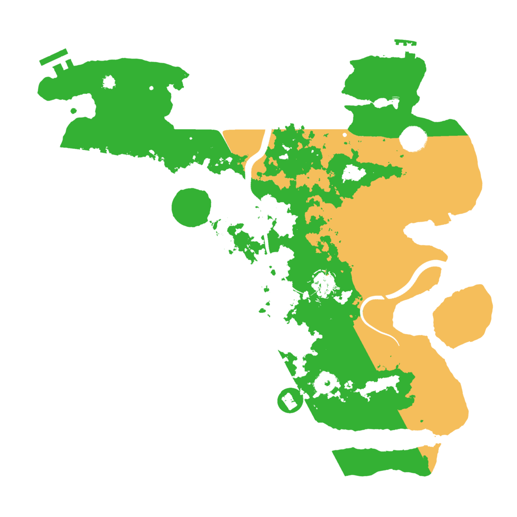 Biome Rust Map: Procedural Map, Size: 3550, Seed: 753946