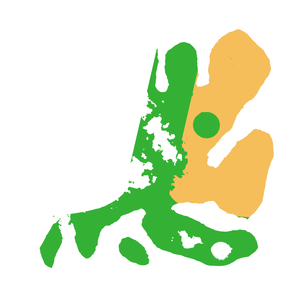 Biome Rust Map: Barren, Size: 3000, Seed: 15458