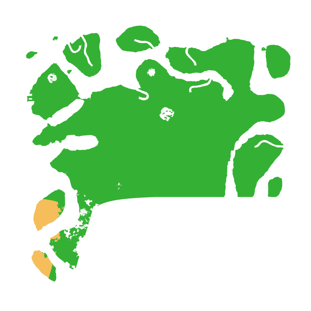 Biome Rust Map: Procedural Map, Size: 3500, Seed: 95125628