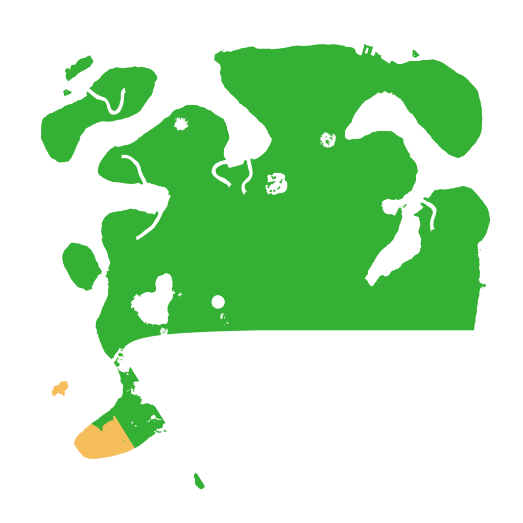 Biome Rust Map: Procedural Map, Size: 3500, Seed: 2342343