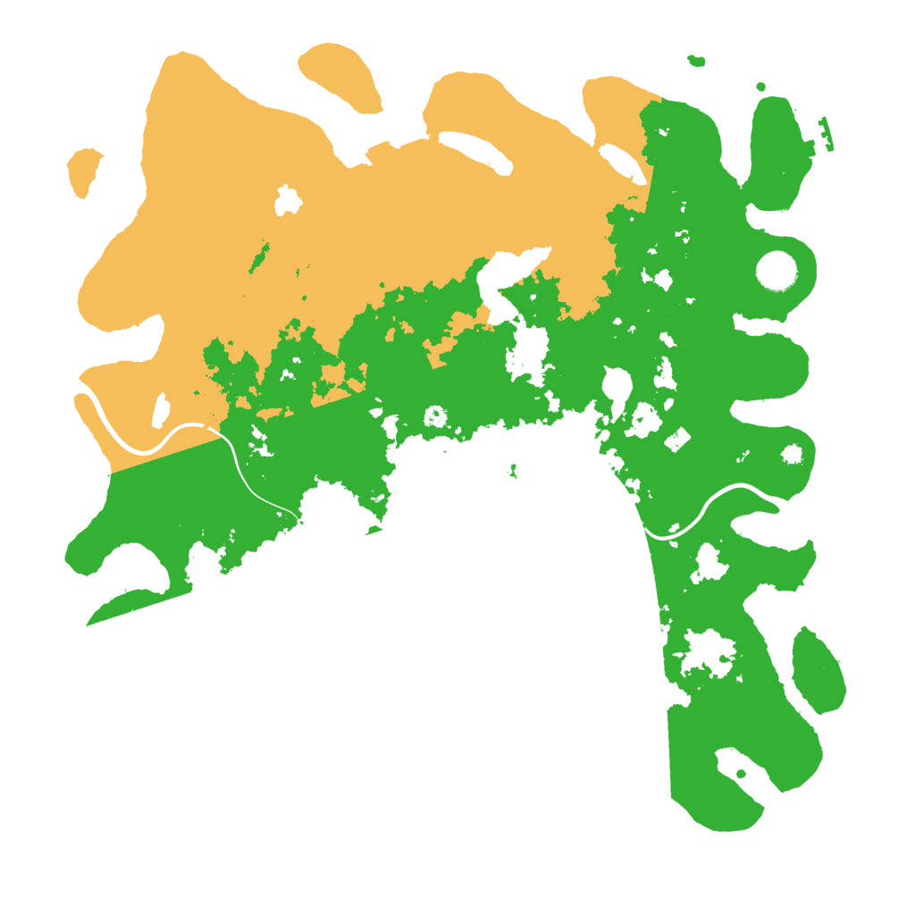 Biome Rust Map: Procedural Map, Size: 4000, Seed: 1666757225