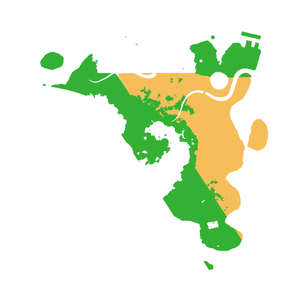Biome Rust Map: Procedural Map, Size: 3000, Seed: 1933283553