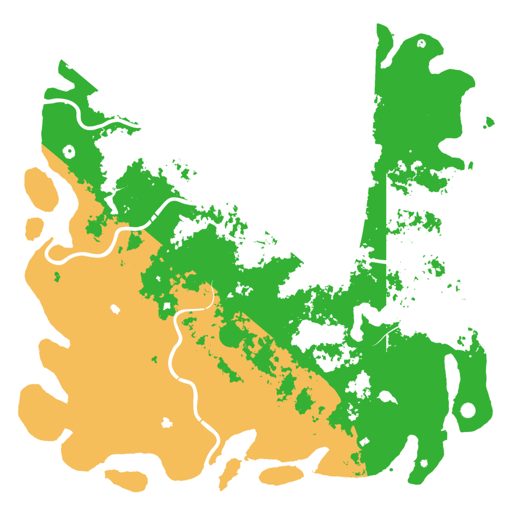 Biome Rust Map: Procedural Map, Size: 6000, Seed: 967259528