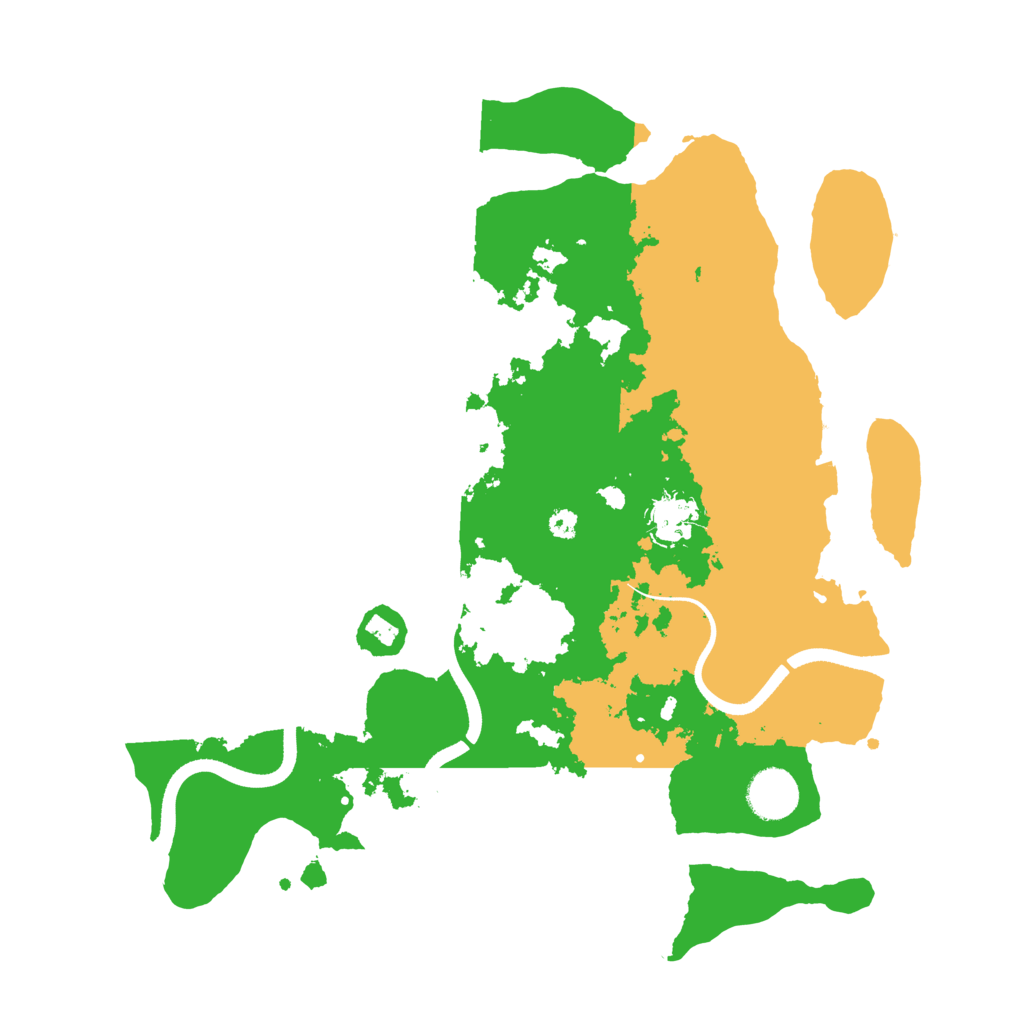 Biome Rust Map: Procedural Map, Size: 3550, Seed: 134480