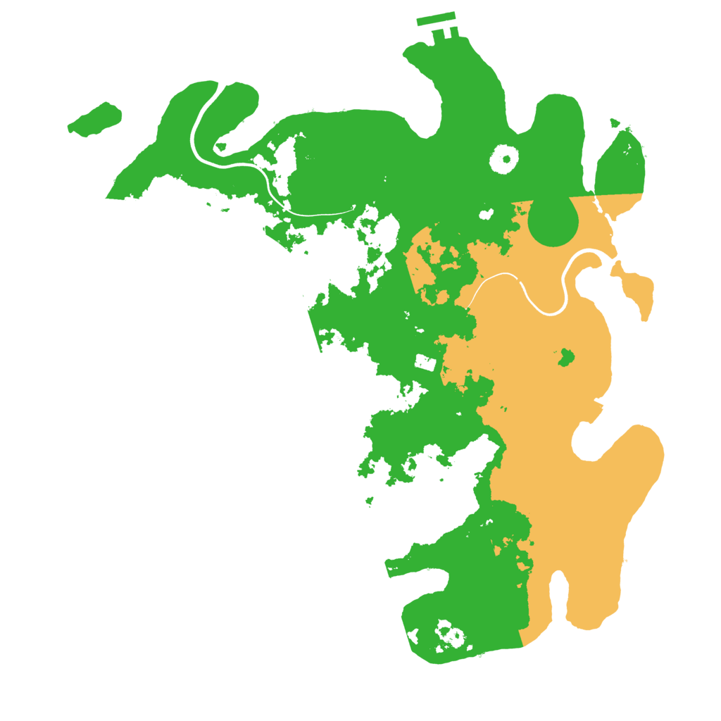 Biome Rust Map: Procedural Map, Size: 3750, Seed: 935184