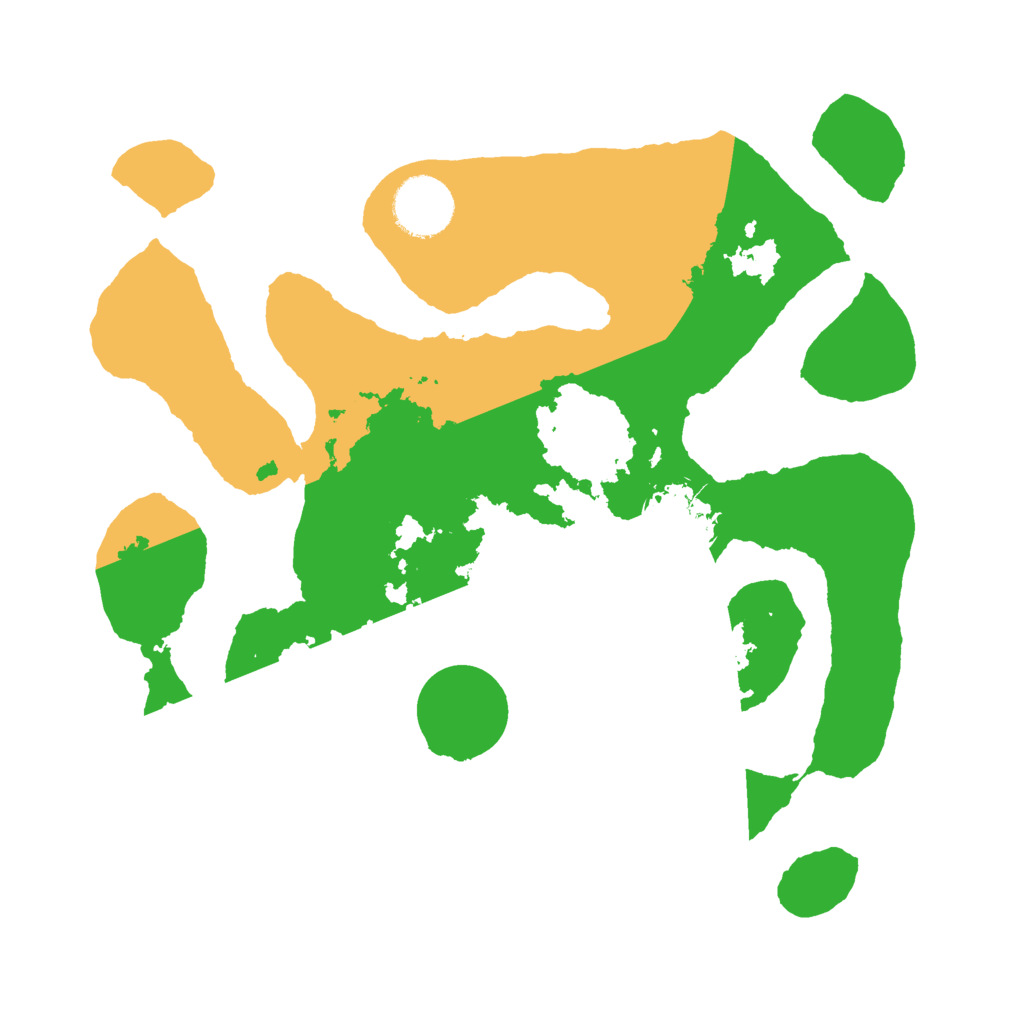 Biome Rust Map: Barren, Size: 3000, Seed: 1282619880