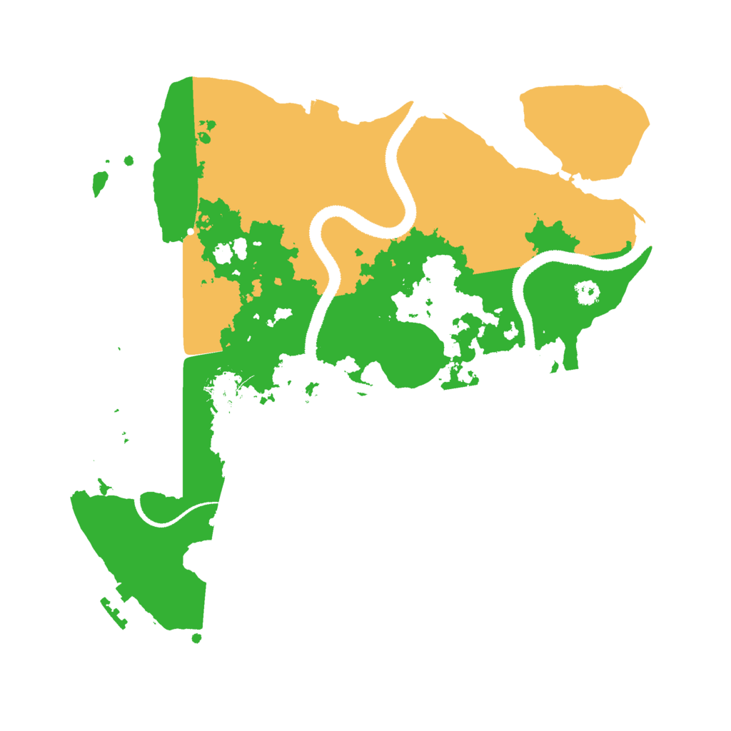 Biome Rust Map: Procedural Map, Size: 3000, Seed: 123009